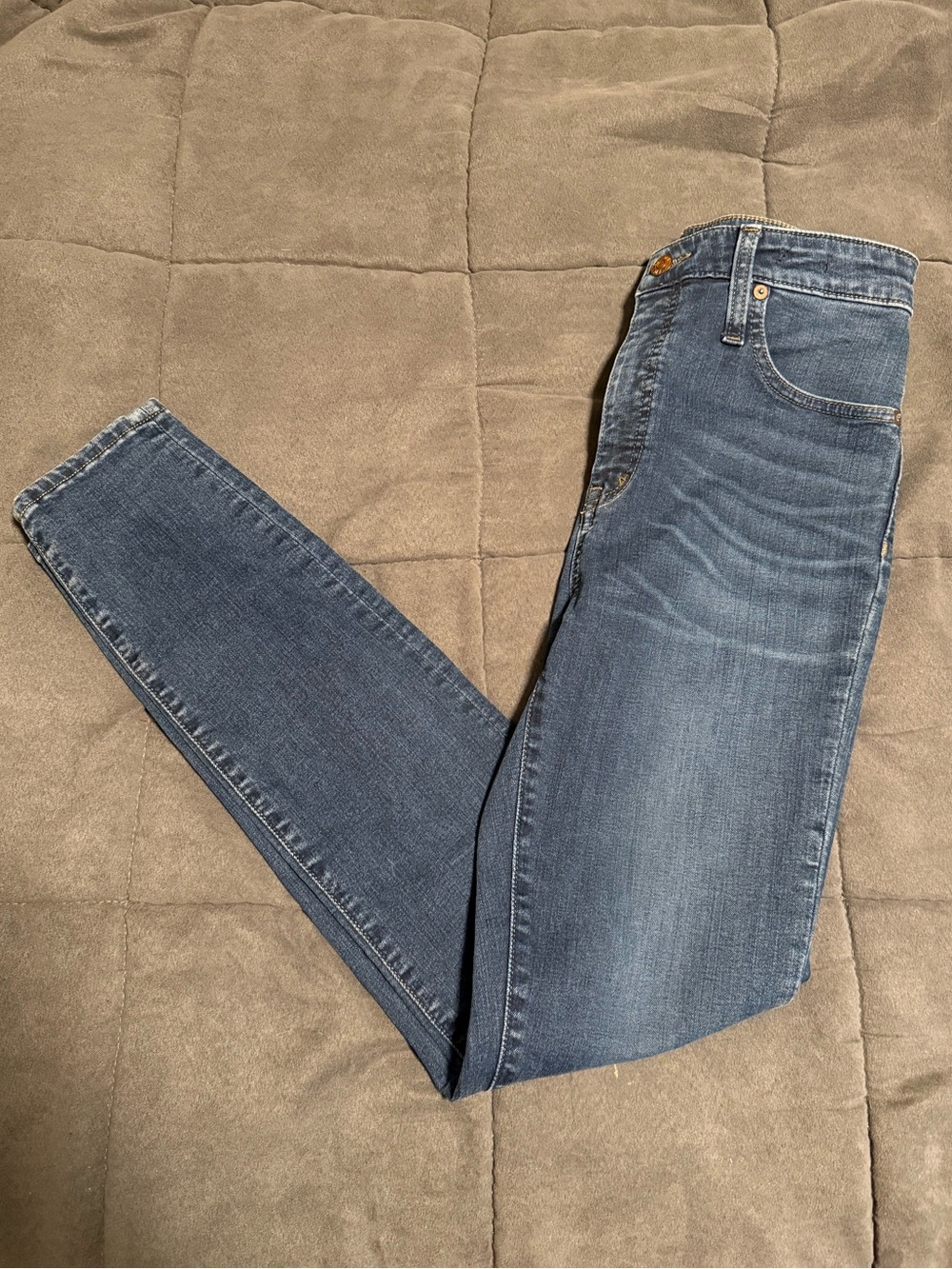 MADEWELL: Curvy High Rise Skinny Jeans Size 27 - Picture 3 of 3